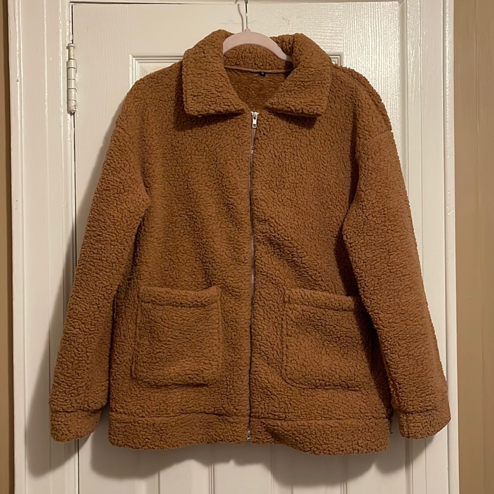 Zip-up fleece jacket (M)